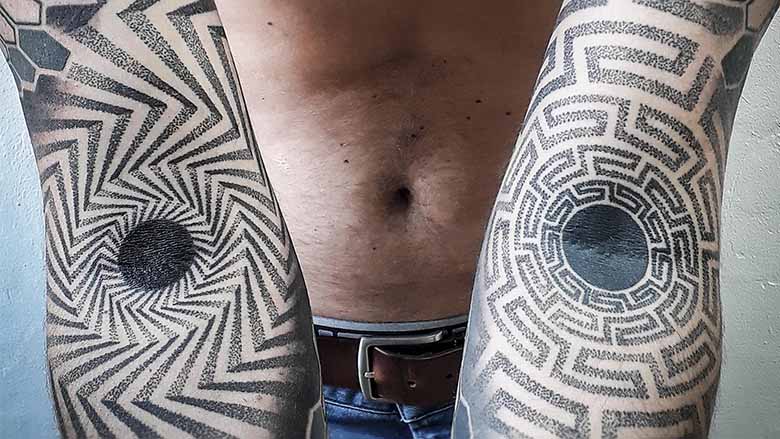 100 Dotwork Tattoo Designs For Men  Intricate Pattern Ink Ideas